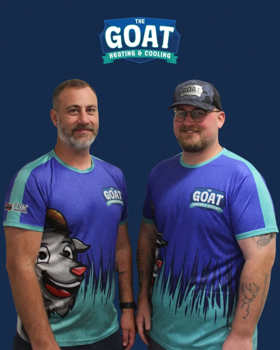Cullen and Jason Rahman, the owners of The Goat Heating and Cooling