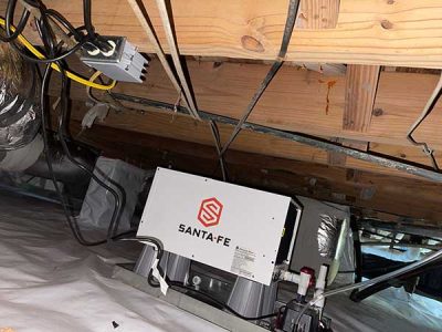 Santa Fe Dehumidifier Installation